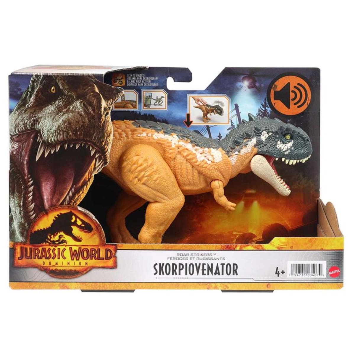 Figura Dinosaurio Skorpiovenator Ruge Y Ataca3