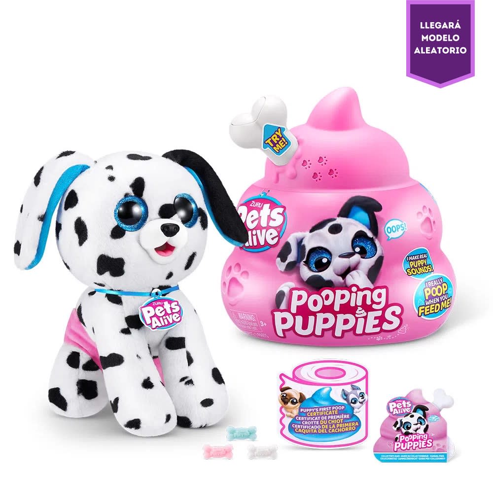 Mascota Perrito Sorpresa Pooping Puppies con Sonido4