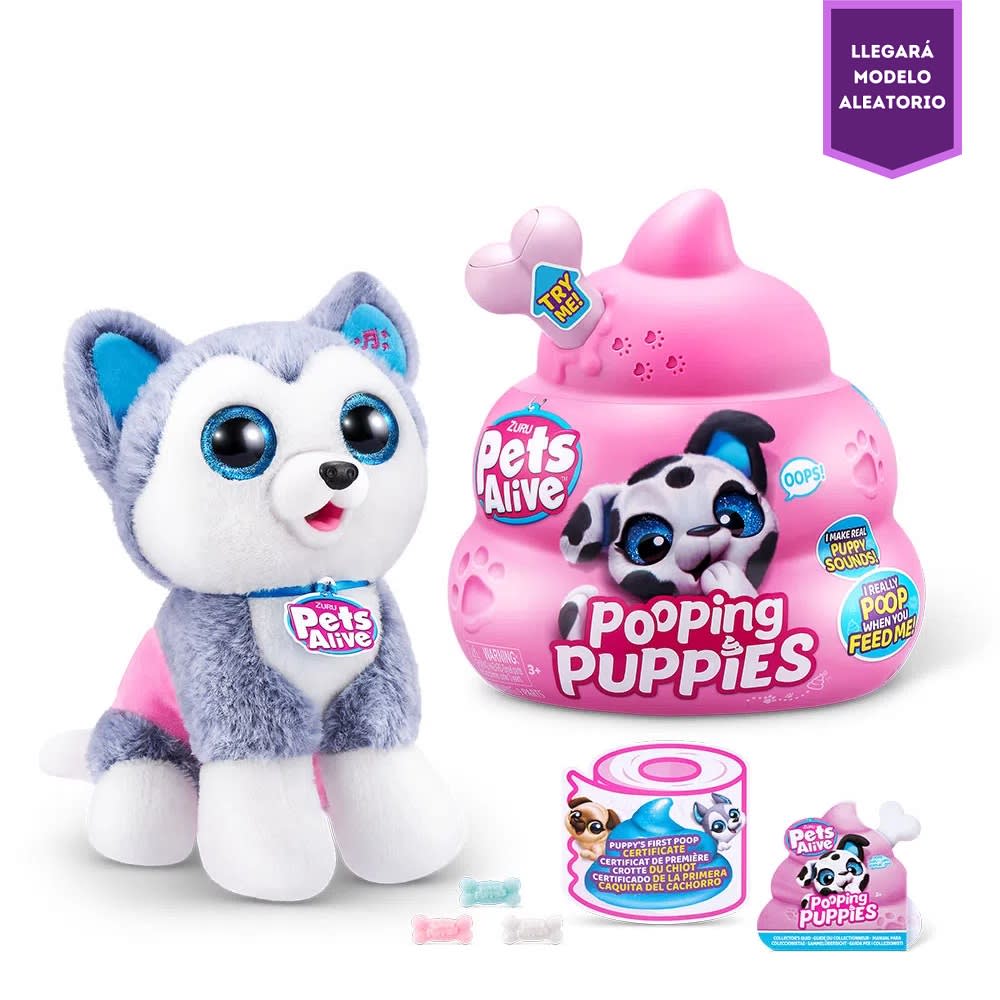 Mascota Perrito Sorpresa Pooping Puppies con Sonido5