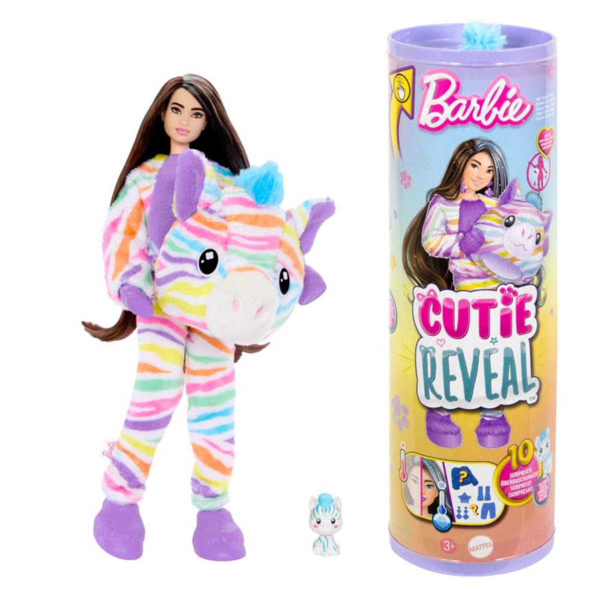 Barbie Cutie Reveal Serie Ensueño Cebra Arcoiris1