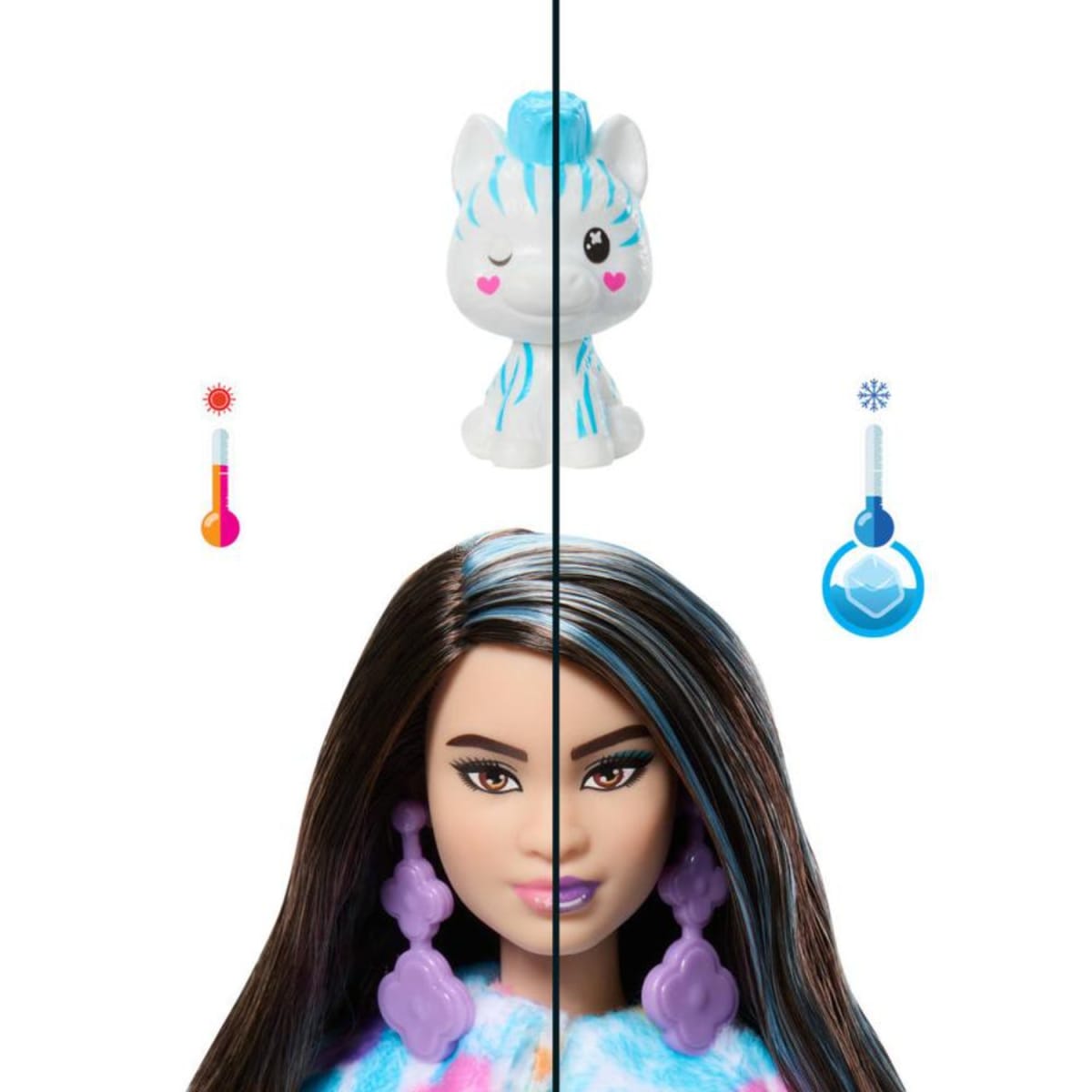 Barbie Cutie Reveal Serie Ensueño Cebra Arcoiris5