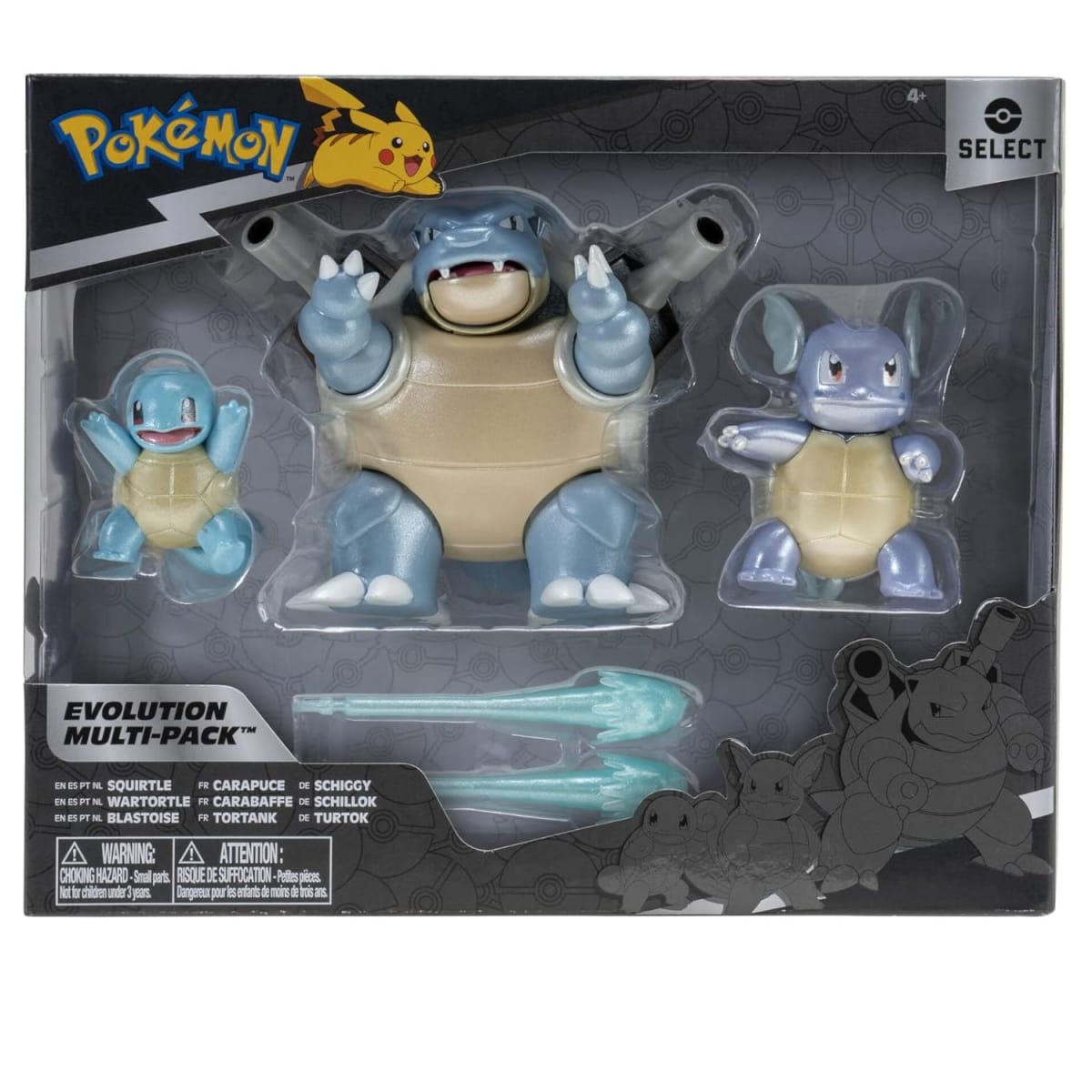 Pack Evolucion x3 Figuras Pokemon Squirtle5