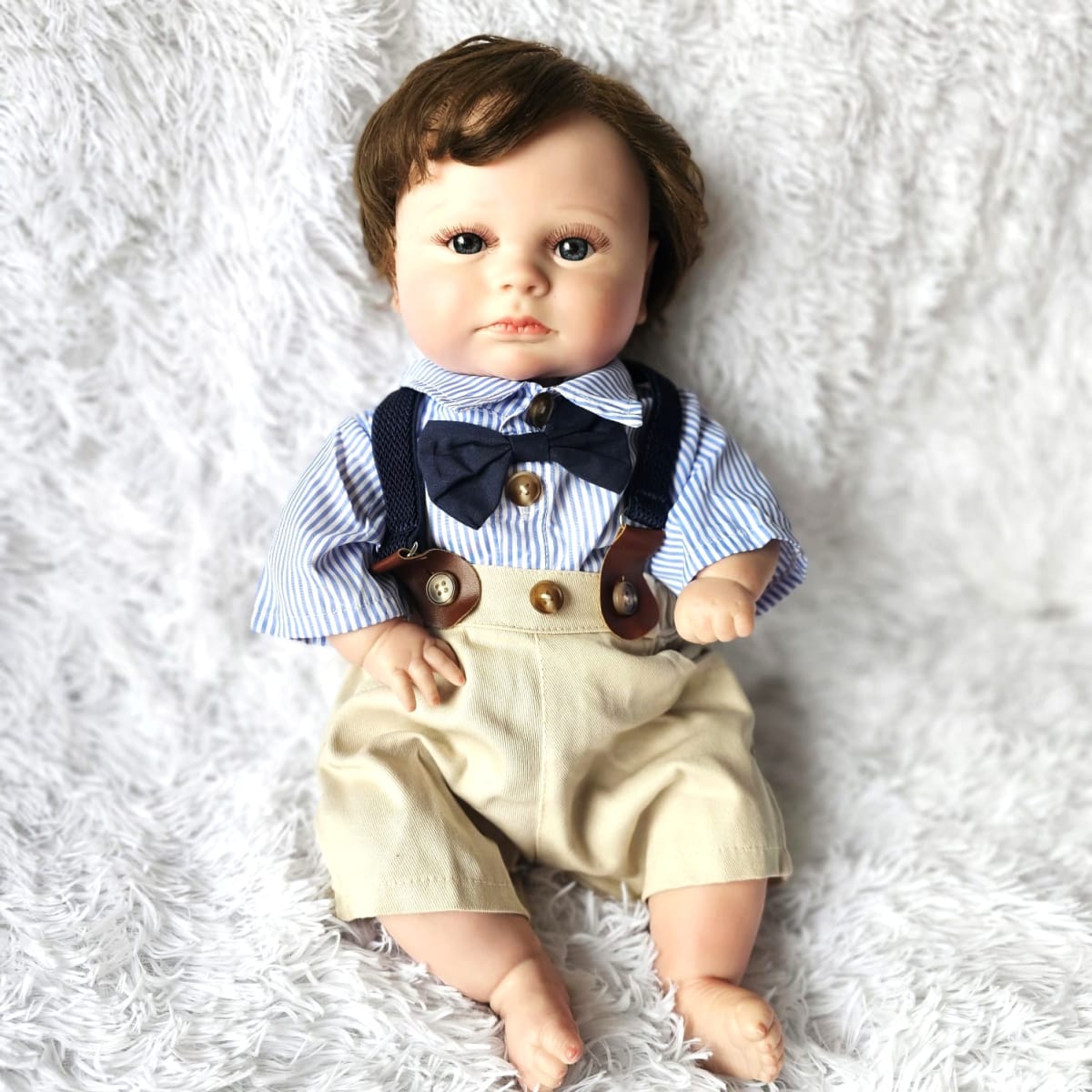 Muñeco Bebe Reborn Vinilo Siliconado Thiago 48 cm3