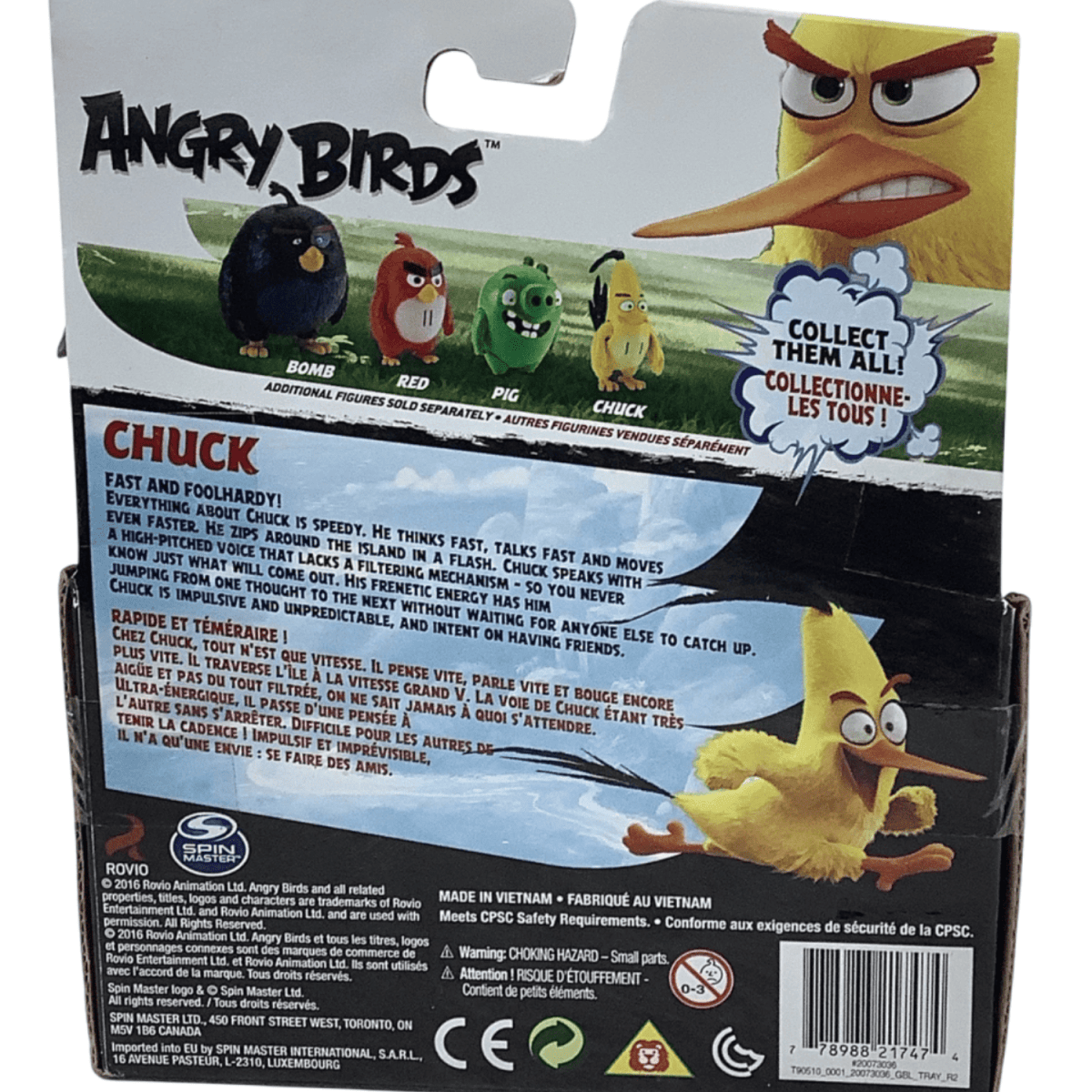 Figura de Angry Birds Chuck4