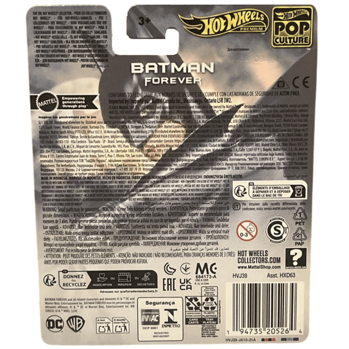 Auto Hot Wheels Batman Forever Premium5