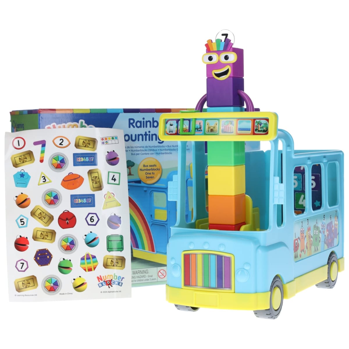 Numberblocks Rainbow Counting Bus3