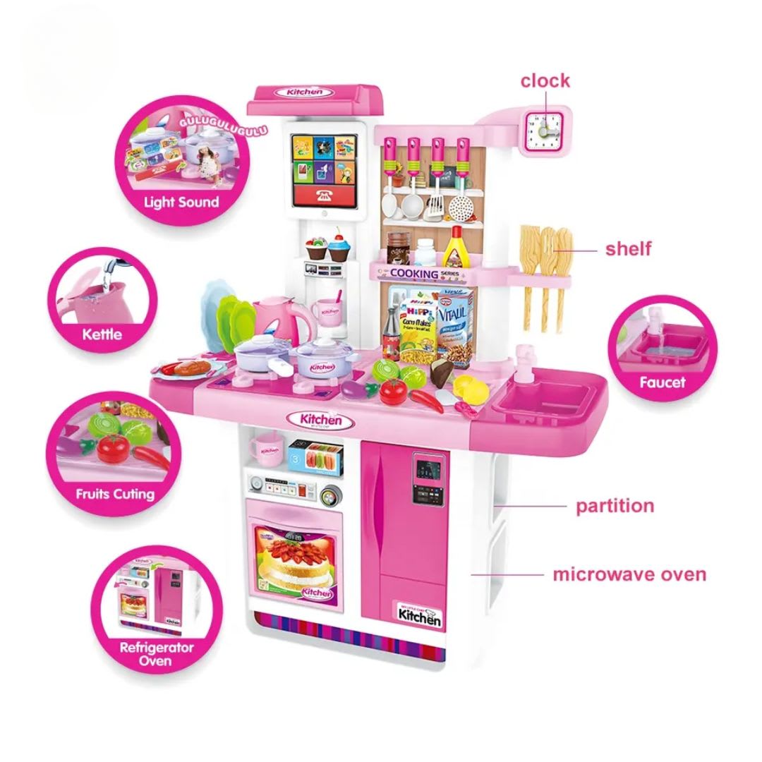 Cocina Mini Chef Para Niños con Funciones 98 cm1