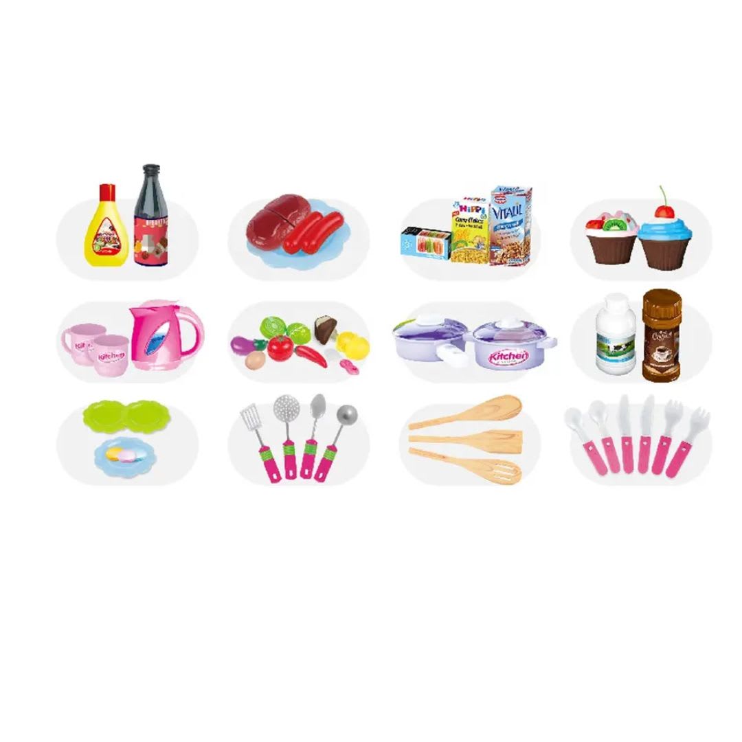Cocina Mini Chef Para Niños con Funciones 98 cm3