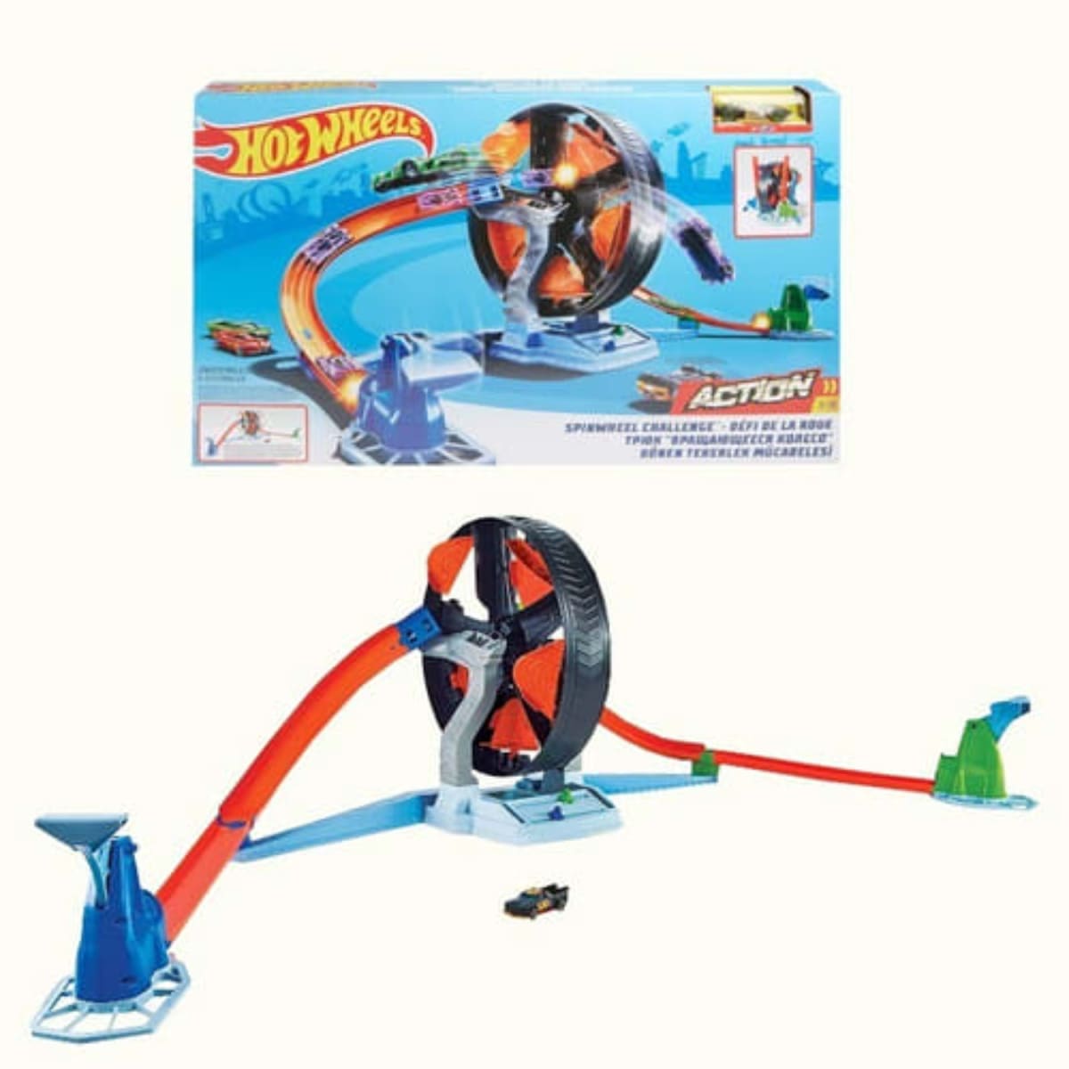 Pista Hot wheels Desafio de la Ruleta3