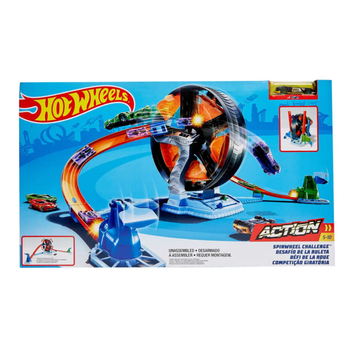 Pista Hot wheels Desafio de la Ruleta5