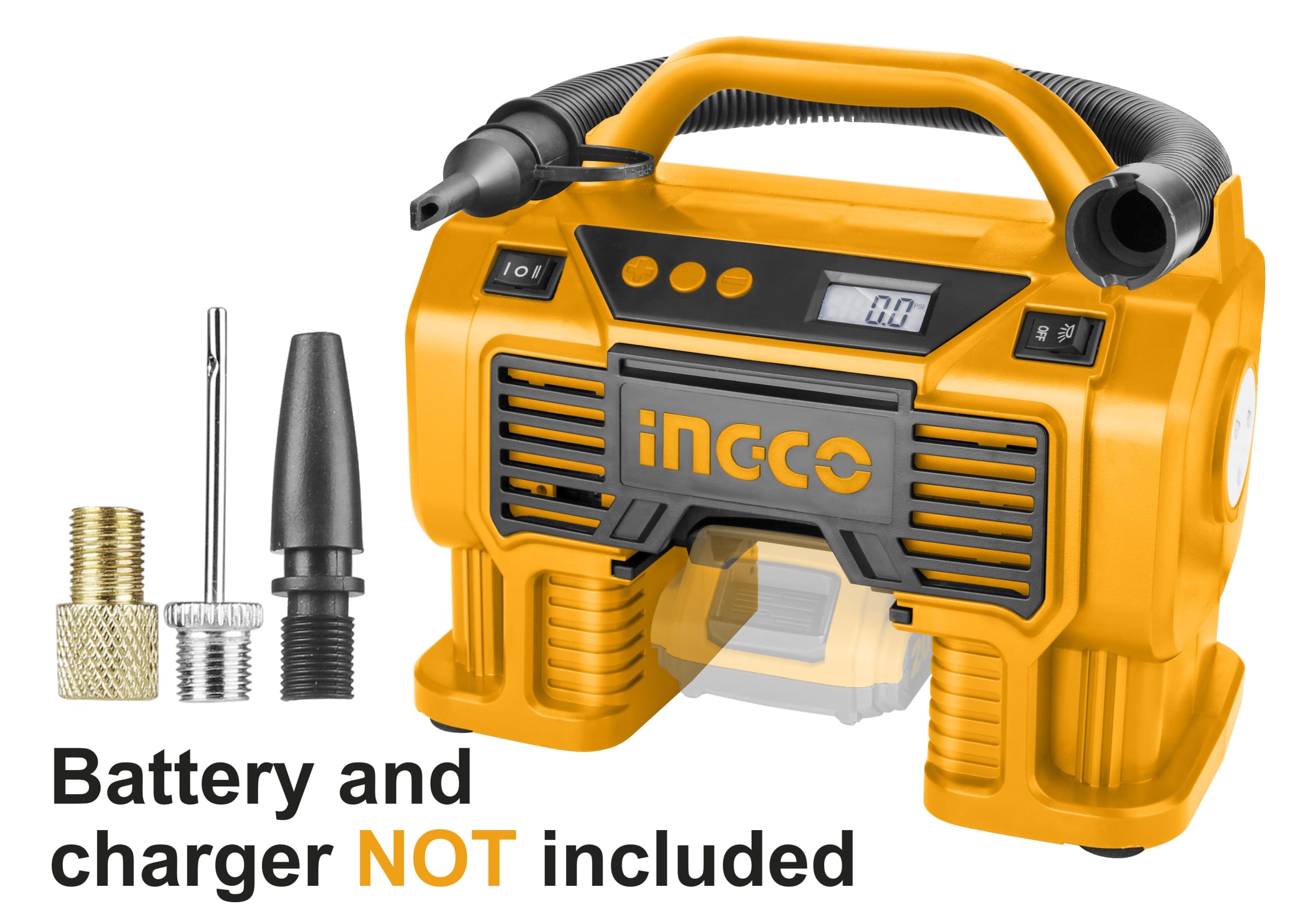 COMPRESOR DE AIRE A BATERIA 20V INGCO CACLI2002 iTools