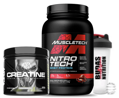 NITRO TECH + CREATINA + SHAKER