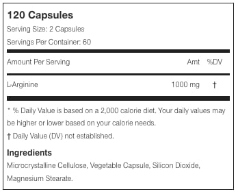 L-ARGININE 1000 Nutrex4