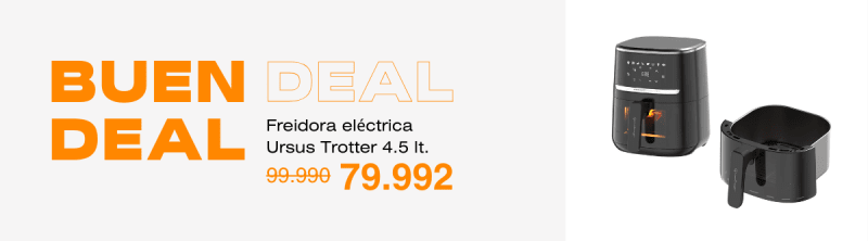 freidora electrica ursus trotter cookview 4 5 litros