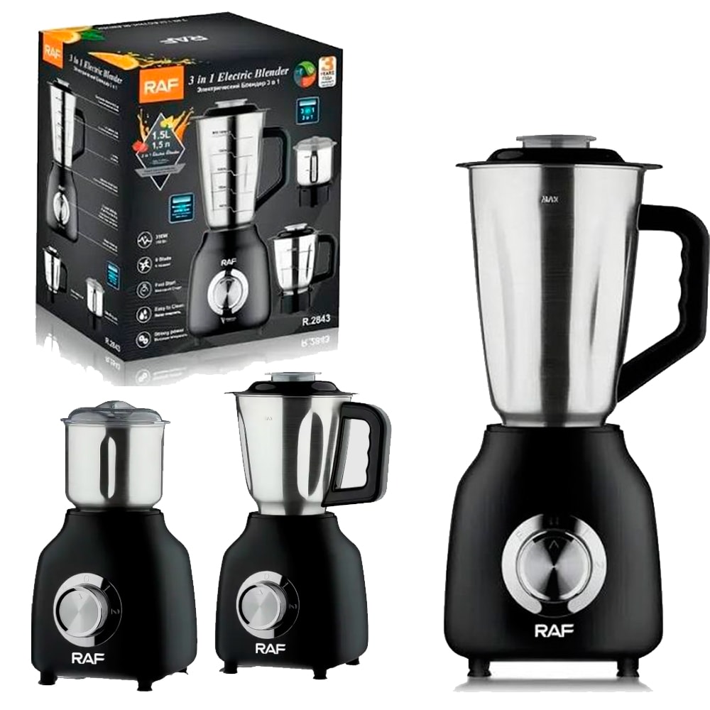 Licuadora y moledora café 3 En 1 RAF 350W