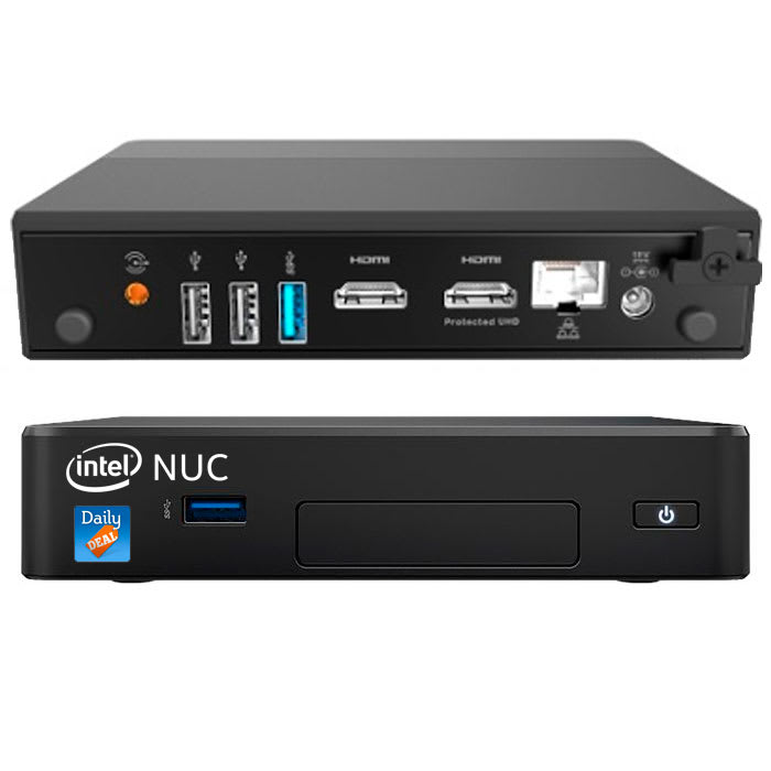 Micro Computador Intel NUC Rugged 4gb Ram 64GB DD Sin Windows BKNUC8CCHKR1