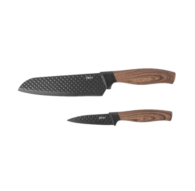 Oster Set 2 cuchillos para pelar Gunderson estilo madera1