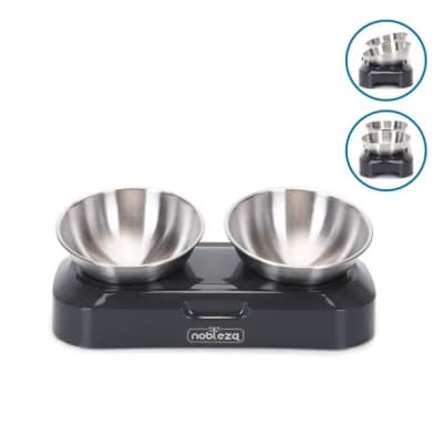 Comedero Clasico Doble Acero inoxidable5