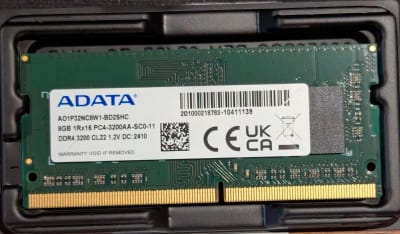 Memoria Ram Sodimm 8GB DDR4 Pc4-3200AA-SC0-111