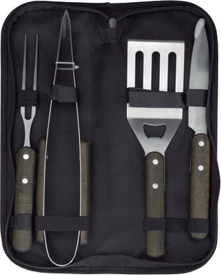 Set asado 4 piezas Lira en estuche Lona