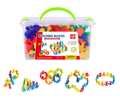 Maleta Animales Conectores Juguete Didáctico Encaje 90 pzs2