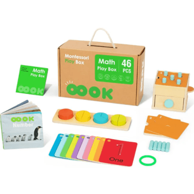 Caja Montessori Matematicas 46 piezas1