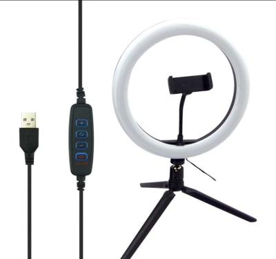 Aro Led + Trípode y Control remoto
