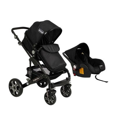 Coche Travel System Bebeglo Dakota Negro RS-136601
