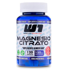 W1 Magnesio Citrato 120 cápsulas
