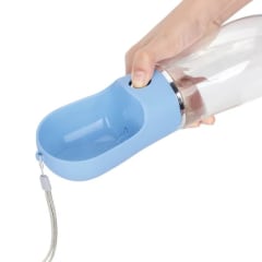 Botella de agua grande de viaje para mascotas 380 ml