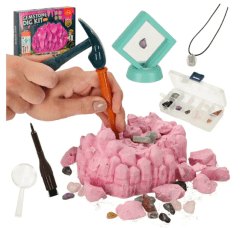 Juego cientifico de Excavación Piedras Preciosas