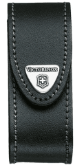 Victorinox estuche funda navaja, cuero Negro
