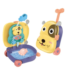 Maleta de Juguetes Perrito para Playa con Moldes y Pala