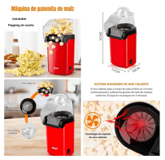Maquina de Cabritas RAF sin aceite 1200w