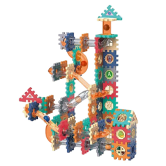 Kit Bloques De Construcción Toboganes 182 Piezas