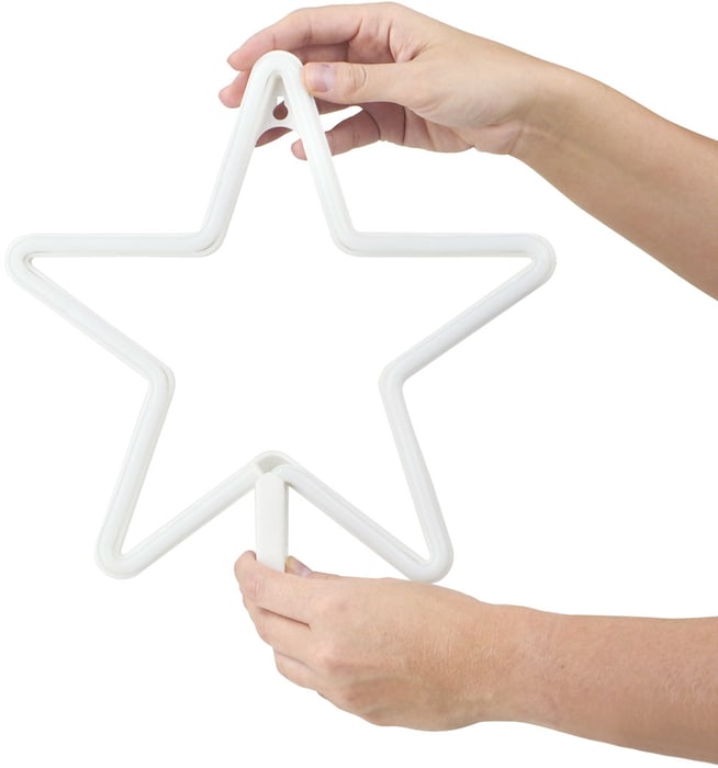 STS Luz neón Estrella Azul2