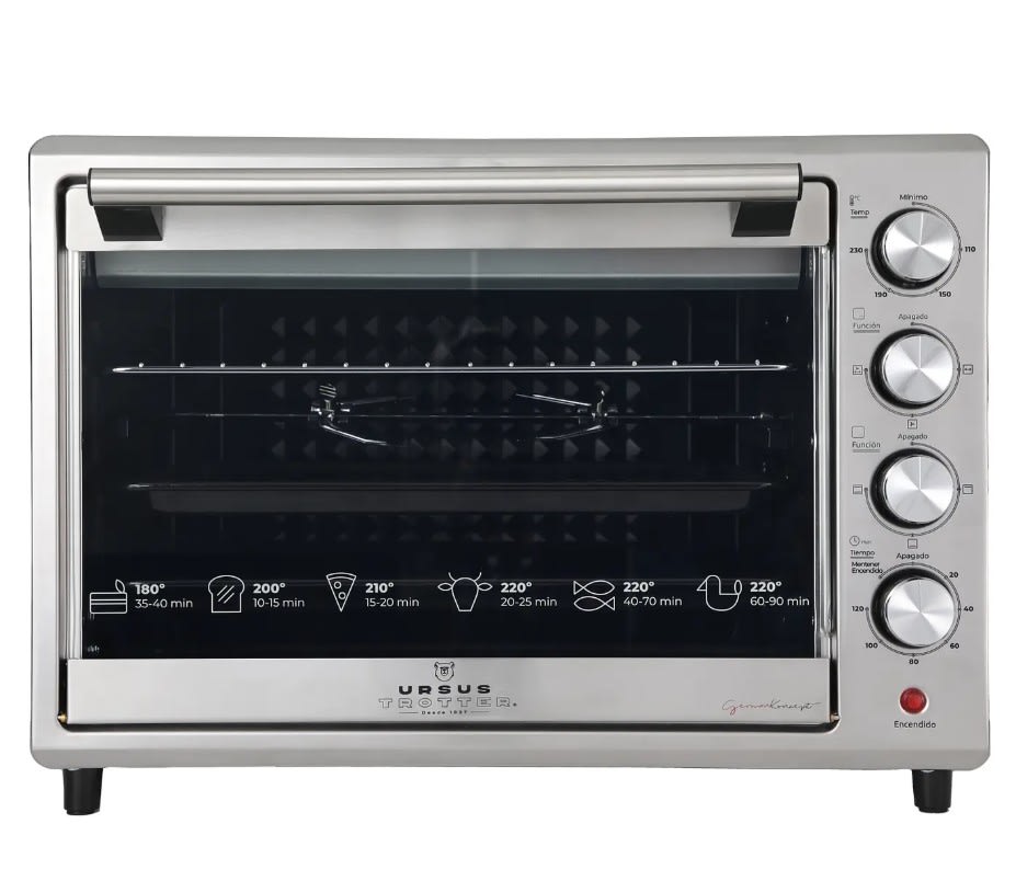 Horno eléctrico UrsusTrotter Backofen Pro-I 48 litros2