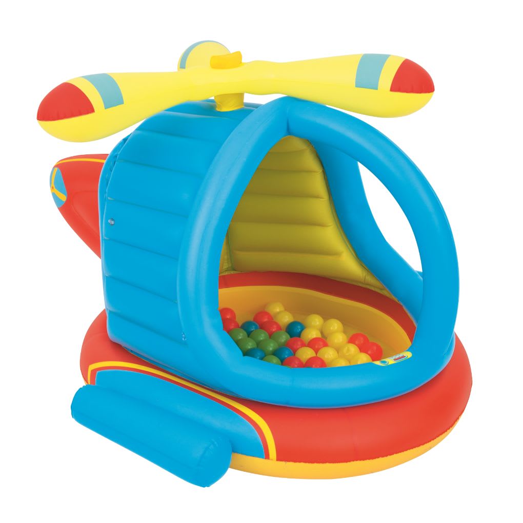 Piscina De Pelotas BESTWAY Con Forma De Helicóptero y 50 bolas plasticas1