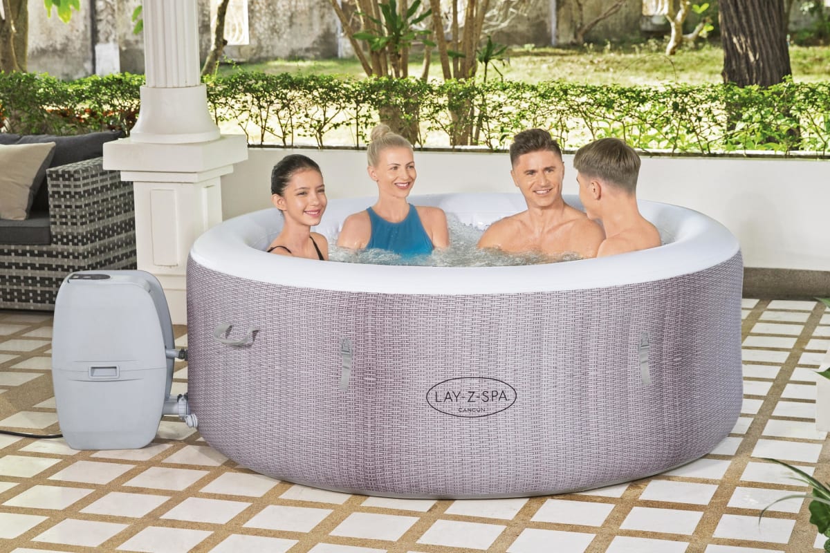 Spa Inflable Airjet Lay-z Bestway 2-4 Personas Cancun 600032