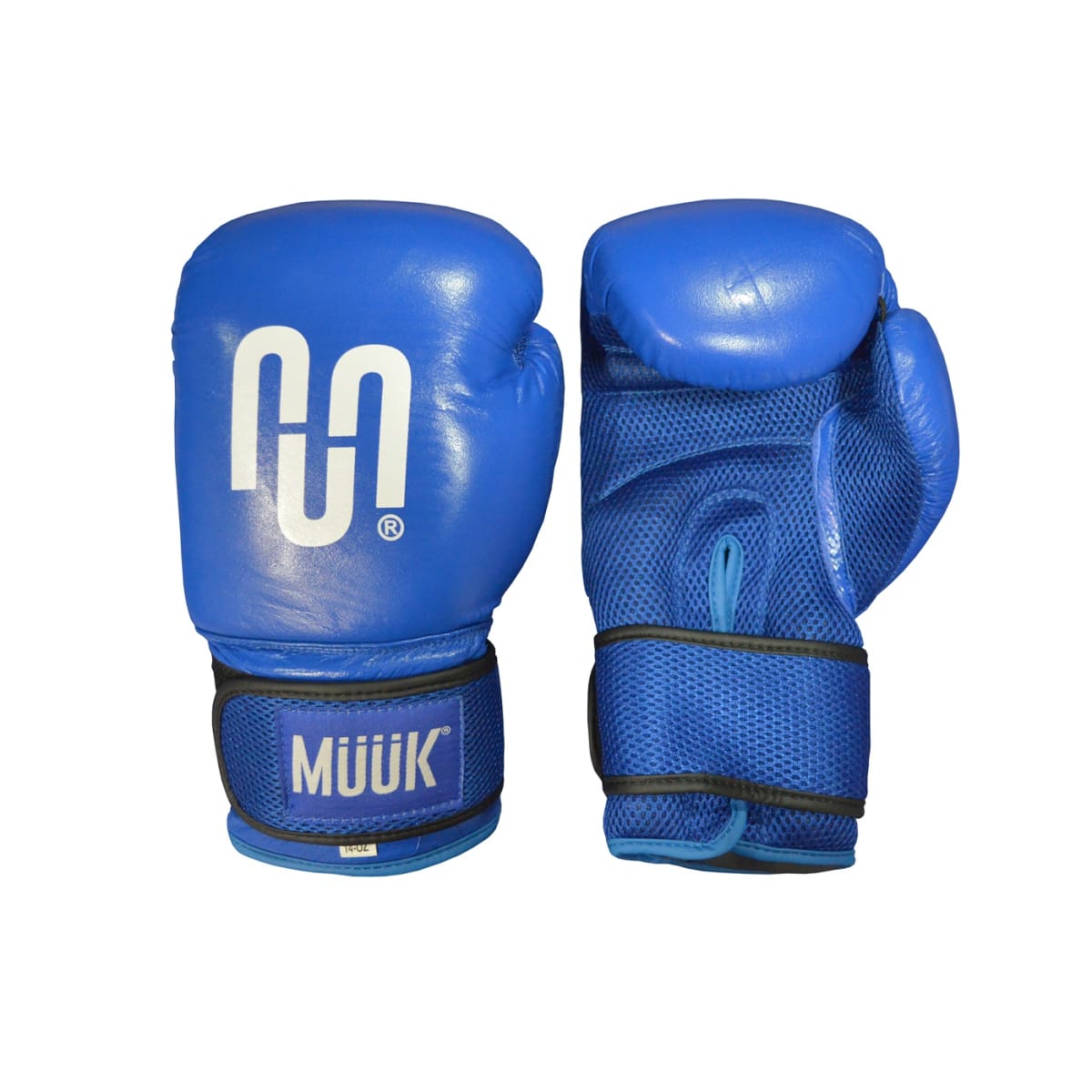 GUANTE DE BOX MUUK CUERO AZUL 14 OZ1