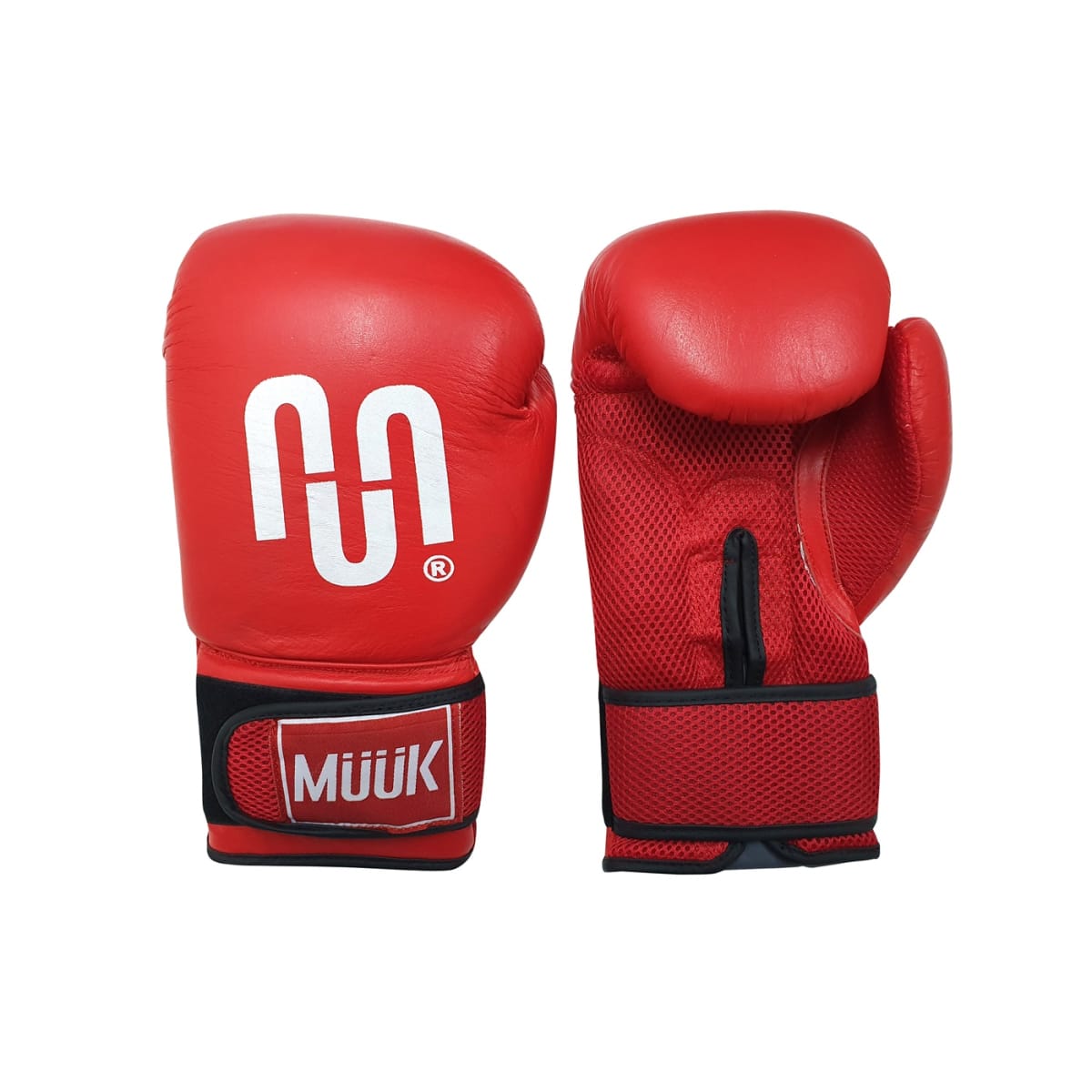 GUANTE DE BOX MUUK CUERO ROJO 12 OZ1
