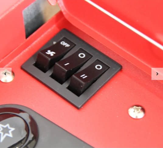 UrsusTrotter Calefactor Gas Infrarrojo GRX-6200ET Rojo Rodante1
