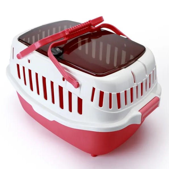 Casa de mascotas de viaje portatil Rojo1