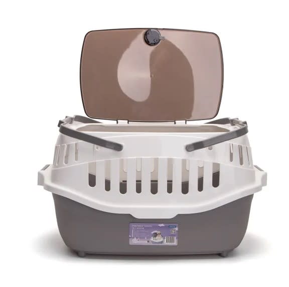 Casa de mascotas de viaje portatil Gris2