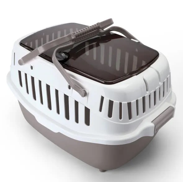 Casa de mascotas de viaje portatil Gris1