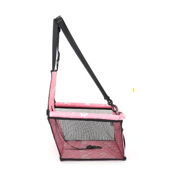 Bolsa porta mascotas Rosa1
