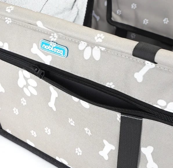 Bolsa porta mascotas Gris2