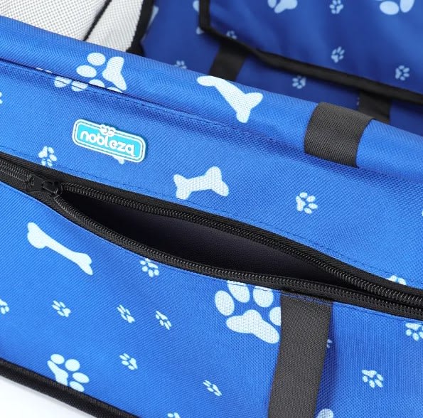 Bolsa porta mascotas Azul3