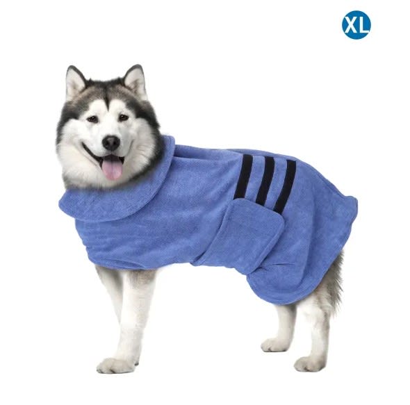 Albornoz para mascotas Extra Large2