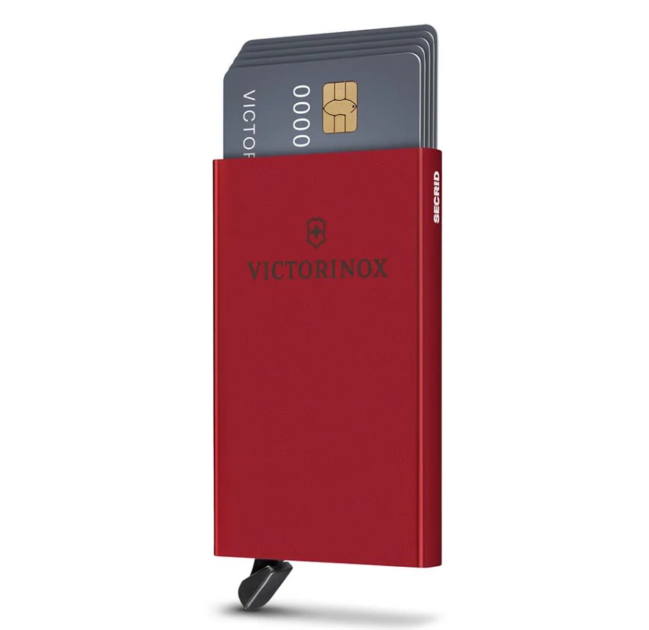 Victorinox Billetera Tarjetero Aluminio Altius Secrid Essential Rojo2